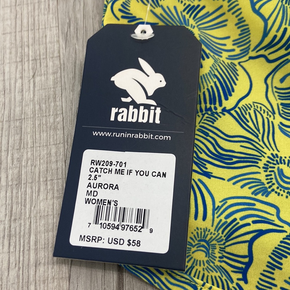 Brand New (with tags) Rabbit Running Shorts | Catch Me If You Can 2.5” - Picture 5 of 5